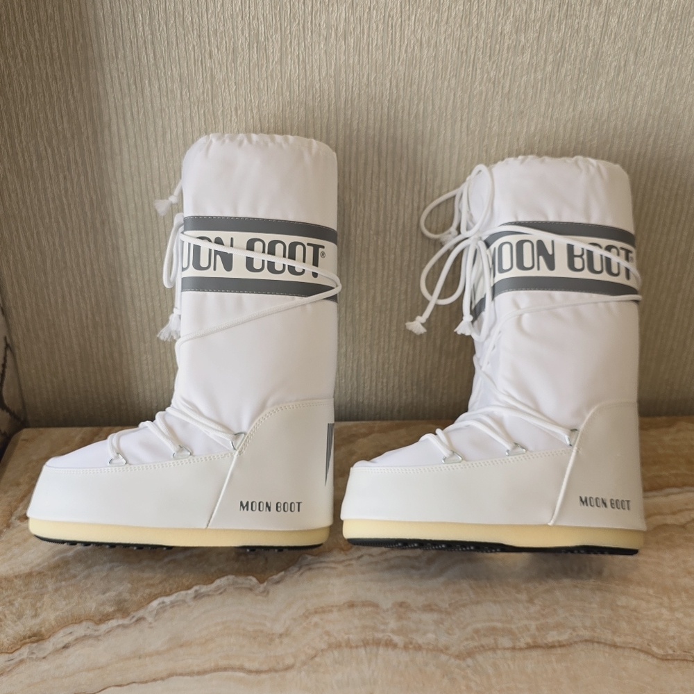 Moon Boot Icon White Snow Boots Moon Boots White Snow Boot Moon Boot White - Picture 11 of 16